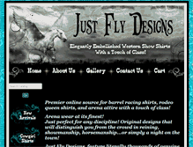 Tablet Screenshot of justflydesigns.com